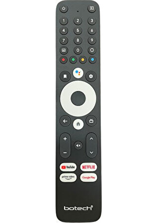 Botech Wzone 4K Android Tv Box Bluetooth' Lu Tuşlu Kumanda