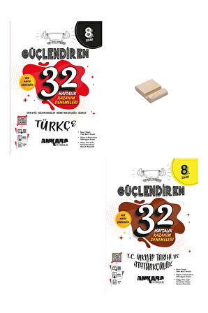 LGS 8. Sınıf Güçlendiren Türkçe ve İnkılap Tarihi Haftalık Denemeleri
