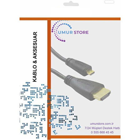 1.5m HDMI To Micro HDMI Kablo