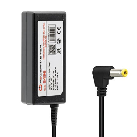 19 Volt - 4.74 Amper 5.5*2.5 Mm Uçlu Adaptör
