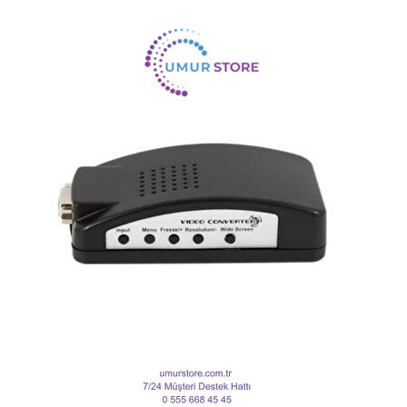 Bnc VGA Çevirici Svideo VGA Çevirici S-Video VGA Çevirici Bnc VGA Dönüştürücü