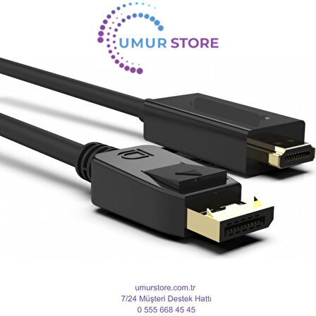 IDPH-18T Displayport To Hdmi Kablo 1.8mt