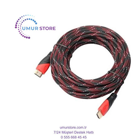 Örgülü Hdtv HDMI Kablo - 10M