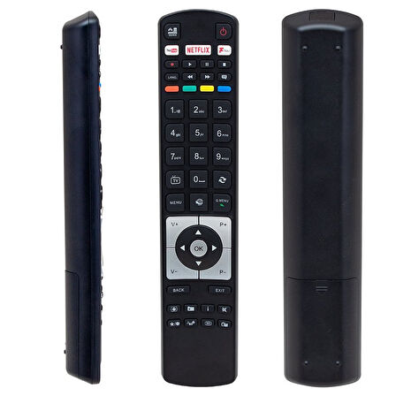 Vestel RC 5118F Black FPlay Netflix-Youtube-Play Tuşlu Lcd-Led Tv Kumanda