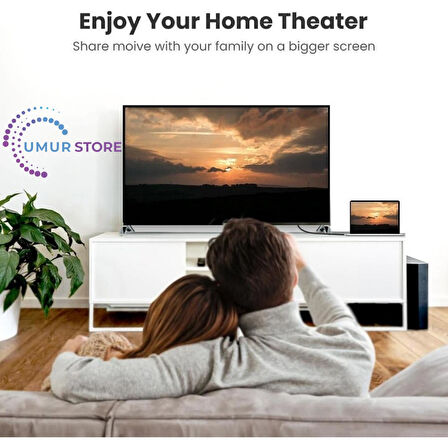 8k 60Hz HDMI 2.1 Örgülü Görüntü Aktarma Kablosu 2 Metre