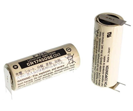 SANYO / FDK 17450 SE 3 V LITHIUM PUNT. PİL
