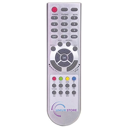 Korax 600 Uydu Alıcı Kumandası