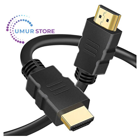 50cm 4k Hdmi Kablo - 2k 60hz / 4k 30hz, 10gbps, Altın Uçlu, Dolby Ve Ağ Desteği