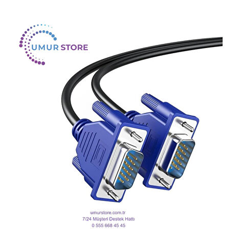 VGA Kablo 15 Pin / 3 Metre Poşetli
