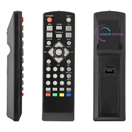 Korax Mini Box Uydu Alıcı Kumandası