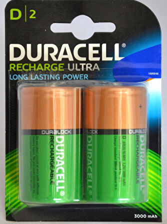 DURACELL KALIN PİL 3000 MAH.ŞARJLI (2Lİ BLS)
