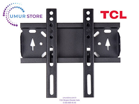 TCL 43S5K Full HD 43" Uydu Alıcılı Android Smart QLED 19”- 43” inç Lcd Led Ekran Tv Sabit Askı Aparatı
