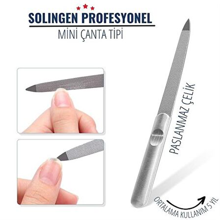 TransForMacion Mini Tırnak Törpüsü Paslanmaz Çelik Solingen Profesyonel 718178