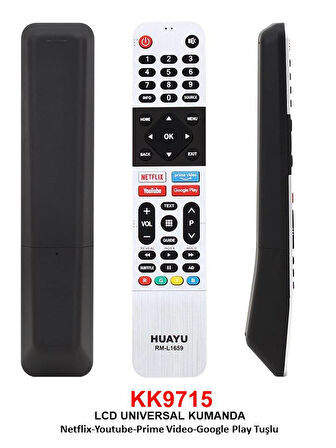 GRUNDIG LCD RML1659 NETFLIX-Y.TUBE-GOOGLE PLAY LCD KUMANDASI