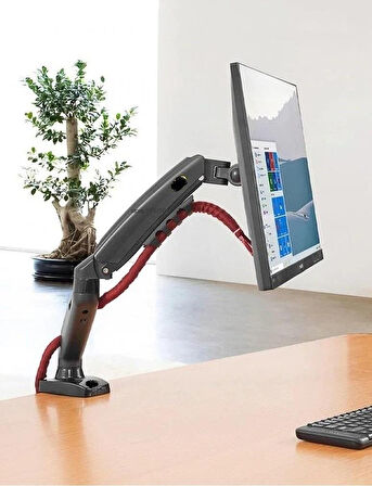 23.6”inç Lcd Led Monitör Masa Üstü Full Hareketli Askı Aparatı