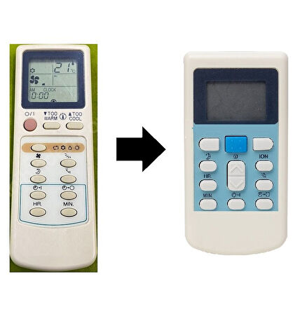 DİAMOND ELECTRİC Klima Kumandası Eşdeğer