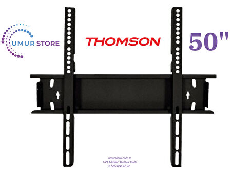 Thomson 50QG6C14 UHD 50" 126 Ekran 42”, 43”, 49”, 50” Uyumlu Lcd Led TV Sabit Duvar Askı Aparatı
