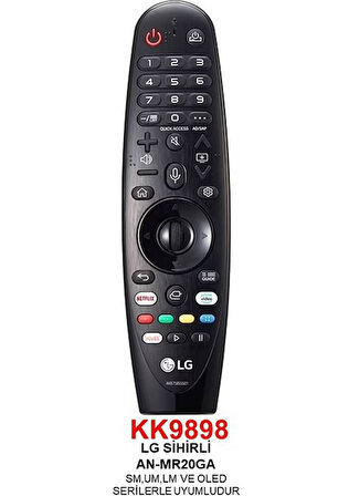 LG Magıc AN-MR20GA Netflıx-Prıme Tuşlu LCD Kumanda
