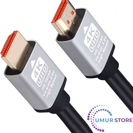 10M HDMI Kablosu 4K 60Hz, 8k, 4K 120Hz Destekli Altın Kaplama Konektör Dayanıklı Pvc