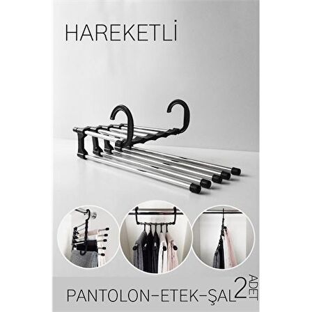 TransForMacion 2 ADET Pantolon Askısı Etek Şal Havlu 716063