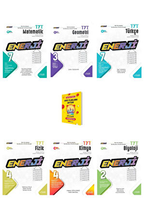 TYT Enerji Matematik Geometri Türkçe Fizik Kimya Biyoloji 6lı Konu Özetli Soru Fasikülleri