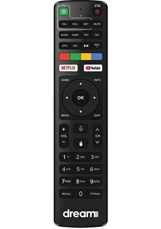 Dreamstar A5 Android Uydu Alıcı Kumanda