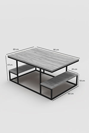 ORTA SEHPA V LÜX ATLANTİK ÇAM