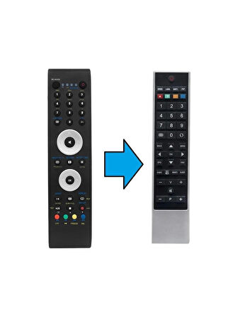 Vestel Rc 1110 Lcd Çift Okeyli 23-26-32'' Kumanda