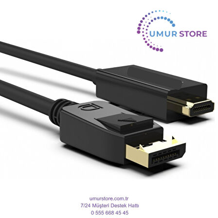 IDPH-18T Displayport To Hdmi Kablo 1.8mt
