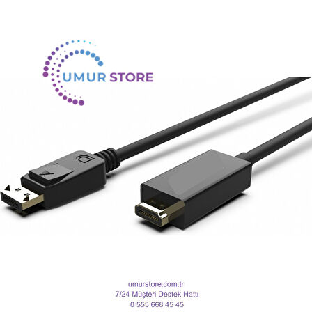 IDPH-18T Displayport To Hdmi Kablo 1.8mt