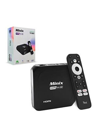 Next Minix Mediabox 5g Androıd Box 4K 2g Ram - 16GB Hafıza Sesli Kumanda