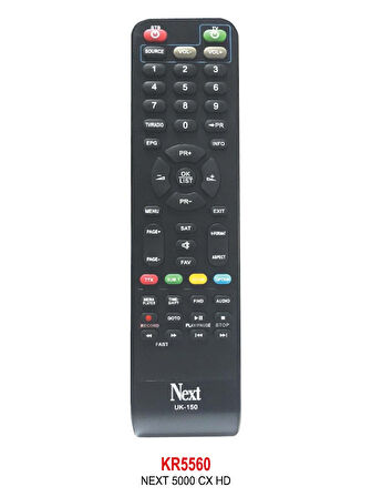 NEXT 5000 CX HD UYDU KUMANDASI