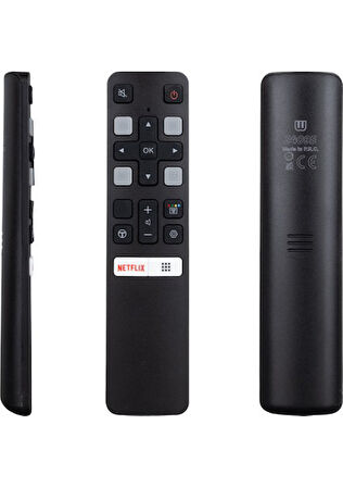 TCL Rc 802V Fmr1 Netflix Tuşlu 50'' - 55'' Android Akıllı LCD LED Tv Kumanda (Ses Komutsuz)
