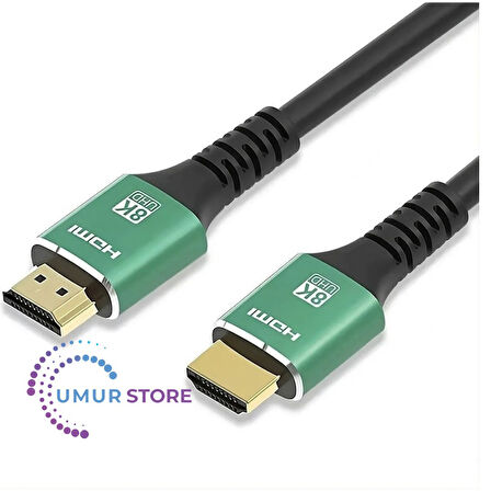 3117 HDMI 2.1 Kablo 8K Ultra Hdtv 1.5 Metre, 8k 60Hz, 4K 120Hz, 7680P Hdr 2.1V 48GBS Görüntü Kablosu