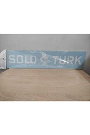 Solo Türk Sticker Oto Arka Cam Sticker 52*13 Cm