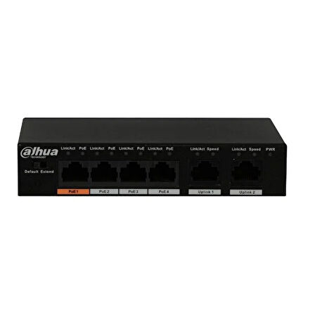 Dahua Pfs3006-4et-60 4-port Hızlı Ethernet Poe Switch