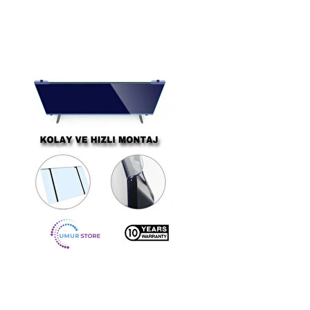 Vestel Uyumlu 65u9530 65'' İnç 165 Ekran Vestel Uyumlu TV Ekran Koruyucu