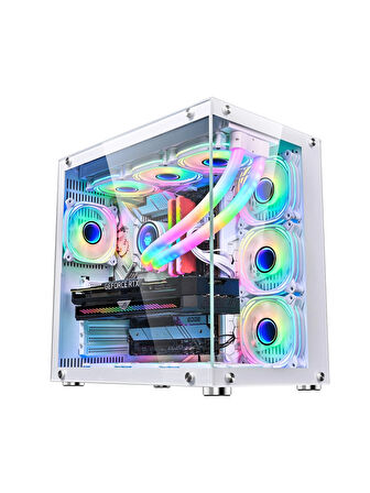 DR-618 i5 12400F 32GB DDR5 RX 6700XT 1TB M.2 SSD Sıvı Soğutmalı Oyun Bilgisayarı