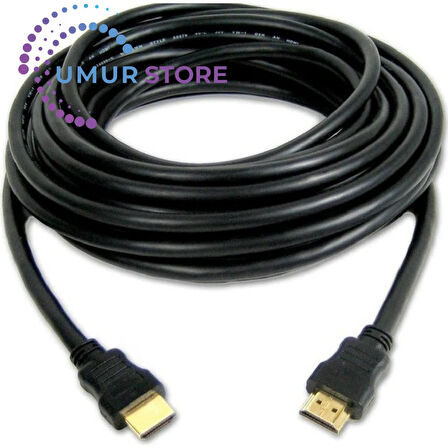 HDMI 5 Metre LCD Laptop Full Hd Ara Altın Kaplama Bağlantı Kablosu