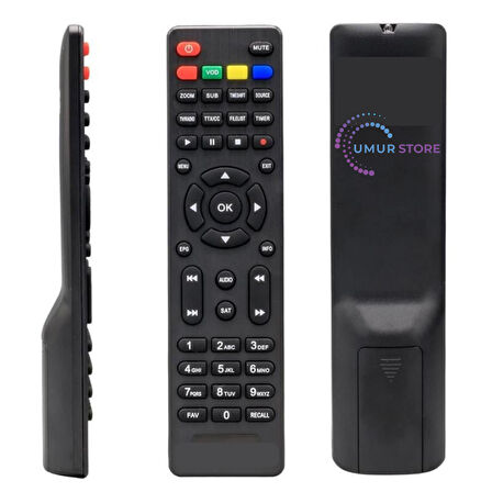 Uyumlu Kamosonic 1512 Uydu Alıcı Kumandası