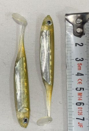 RYUJİ REAL FİSH 8 CM FLASH  SİLİKON YEM