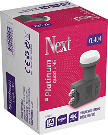 Next Nextstar Next Ye-404 Platinum Quad 4'lü LNB