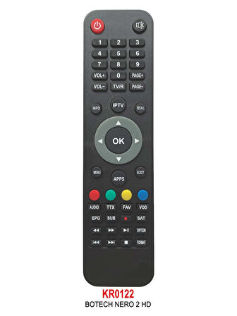 BOTECH NERO 2 HD UYDU KUMANDA