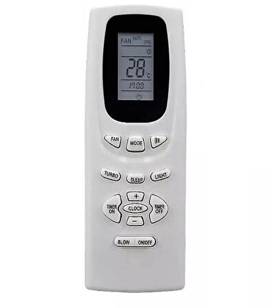 Kumanda Model No YK1F Klima Kumandası