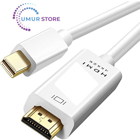 Q-Dpm Mini Displayport To HDMI 1.8mt Kablo