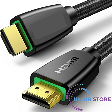 4K HDMI Örgülü Görüntü ve Ses Aktarma Kablosu 1.5 Metre