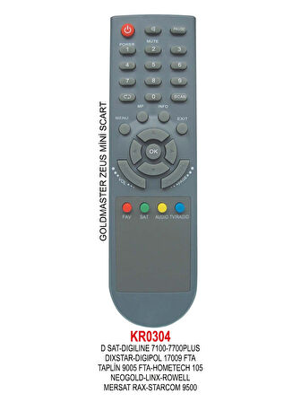 Uyumlu D SAT UYDU KUMANDASI