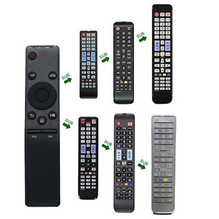 Samsung Ue55tu7000 ile uyumlu Smart Led Tv Kumanda
