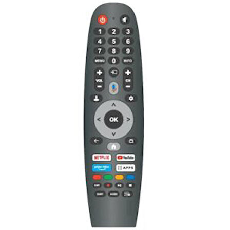 Altus AL43 UHD 9823 İle Uyumlu Smart Led Tv Kumandası-Mikrofonsuz