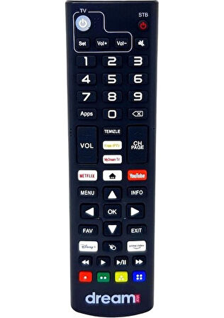 Dreamstar I1 Androidbox Orjinal Kumanda - Ses Komutsuz